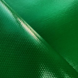 Ткань ПВХ 600 гр/м2 плотная, Зелёный (Ширина 150см), на отрез  в Чехове