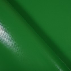 Ткань ПВХ 450 гр/м2, Зелёный (Ширина 160см), на отрез  в Чехове