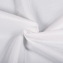 Ткань подкладочная Таффета 190Т, цвет Белый (на отрез)  в Чехове