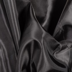 Ткань подкладочная Таффета 190Т, цвет Черный (на отрез)  в Чехове