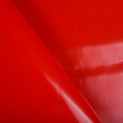 Ткань ПВХ 450 гр/м2, Красный (на отрез)  в Чехове