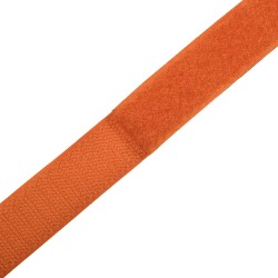 Контактная лента 25мм цвет Оранжевый (велькро-липучка, на отрез)  в Чехове