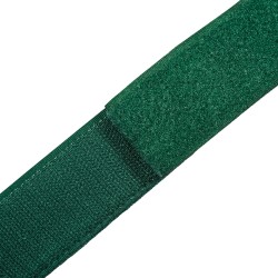 Контактная лента 40мм (38мм) цвет Зелёный (велькро-липучка, на отрез)  в Чехове