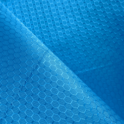 Ткань Оксфорд 300D PU Рип-Стоп СОТЫ, цвет Голубой (на отрез)  в Чехове